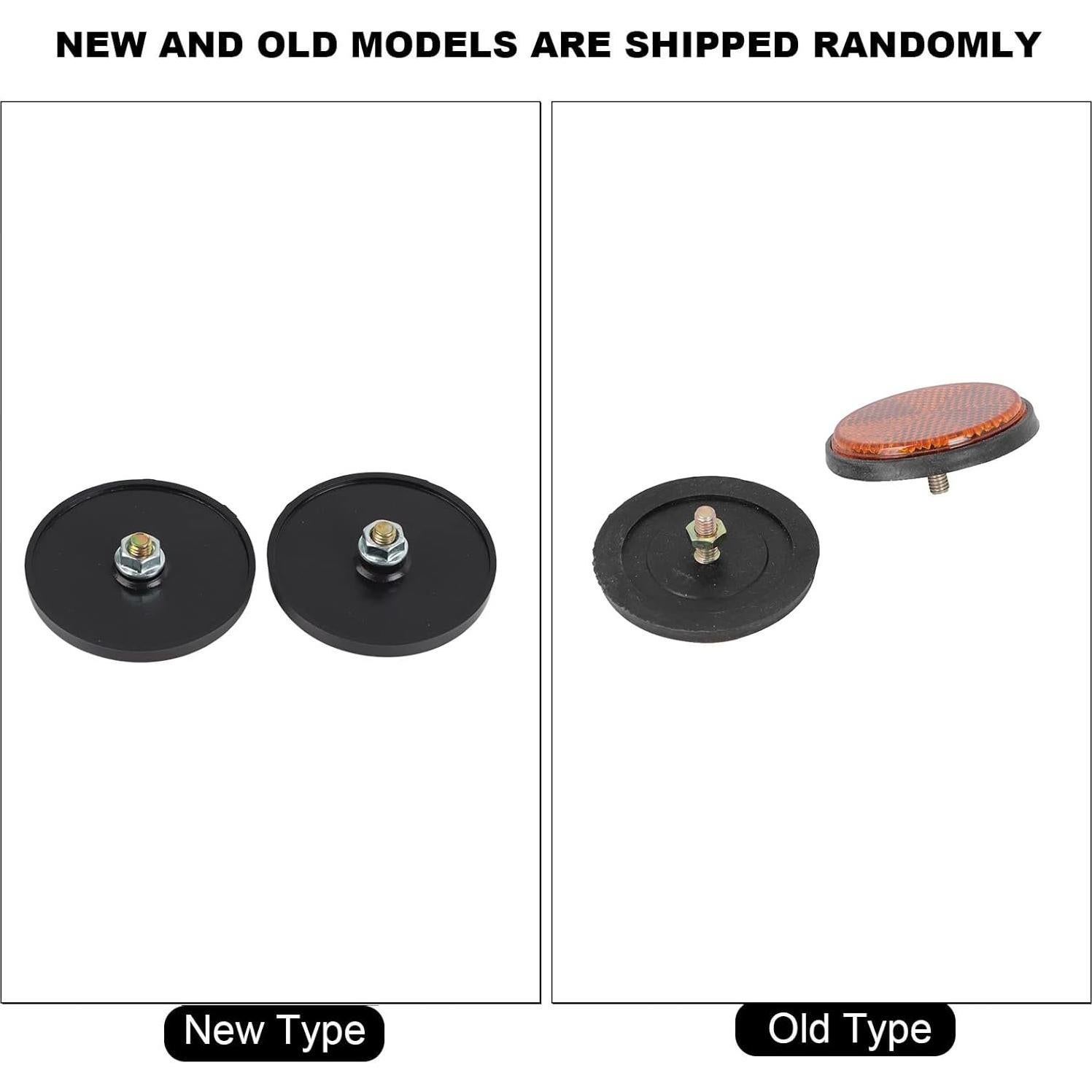 Reflectores Redondos Universales Gorgeri para Motocicleta - 2 Pcs