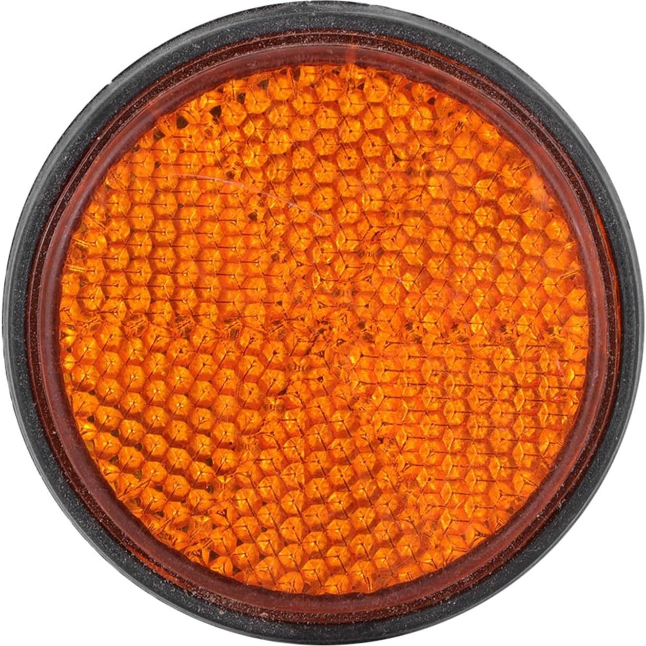 Reflectores Redondos Universales Gorgeri para Motocicleta - 2 Pcs