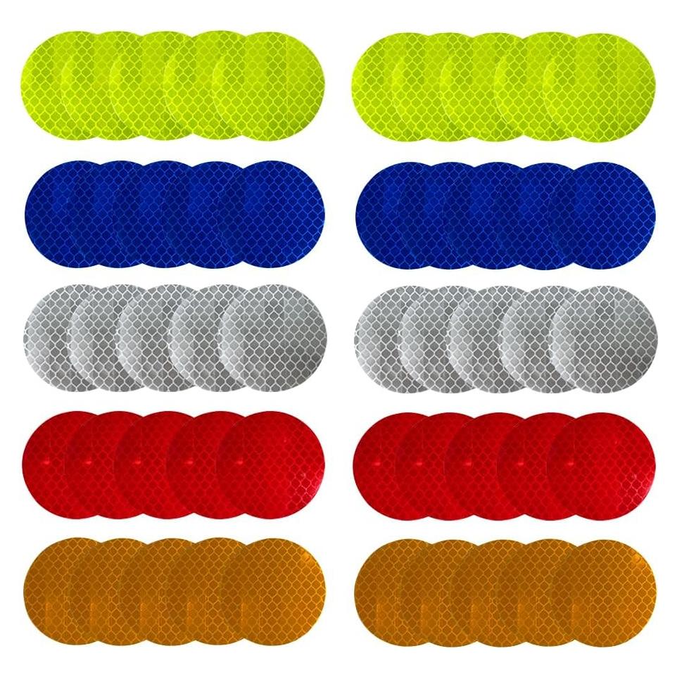 50 Calcomanías Reflectantes Fenaetimo para Seguridad Vehicular