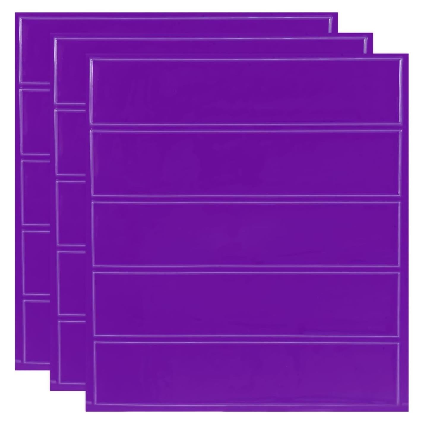 Calcomanías Reflectantes MECCANIXITY 11.5x2.5cm Paquete de 3