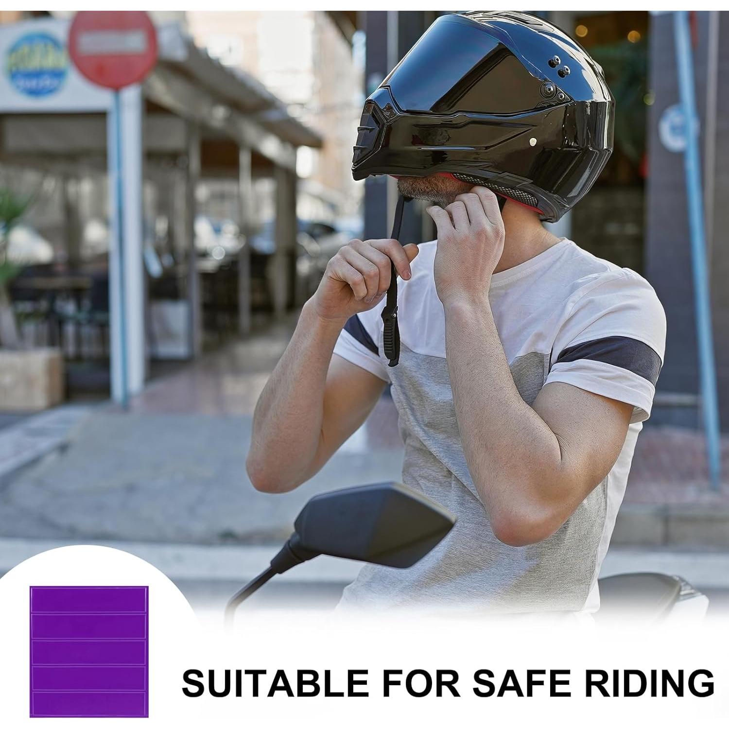 Calcomanías Reflectantes MECCANIXITY 11.5x2.5cm Paquete de 3