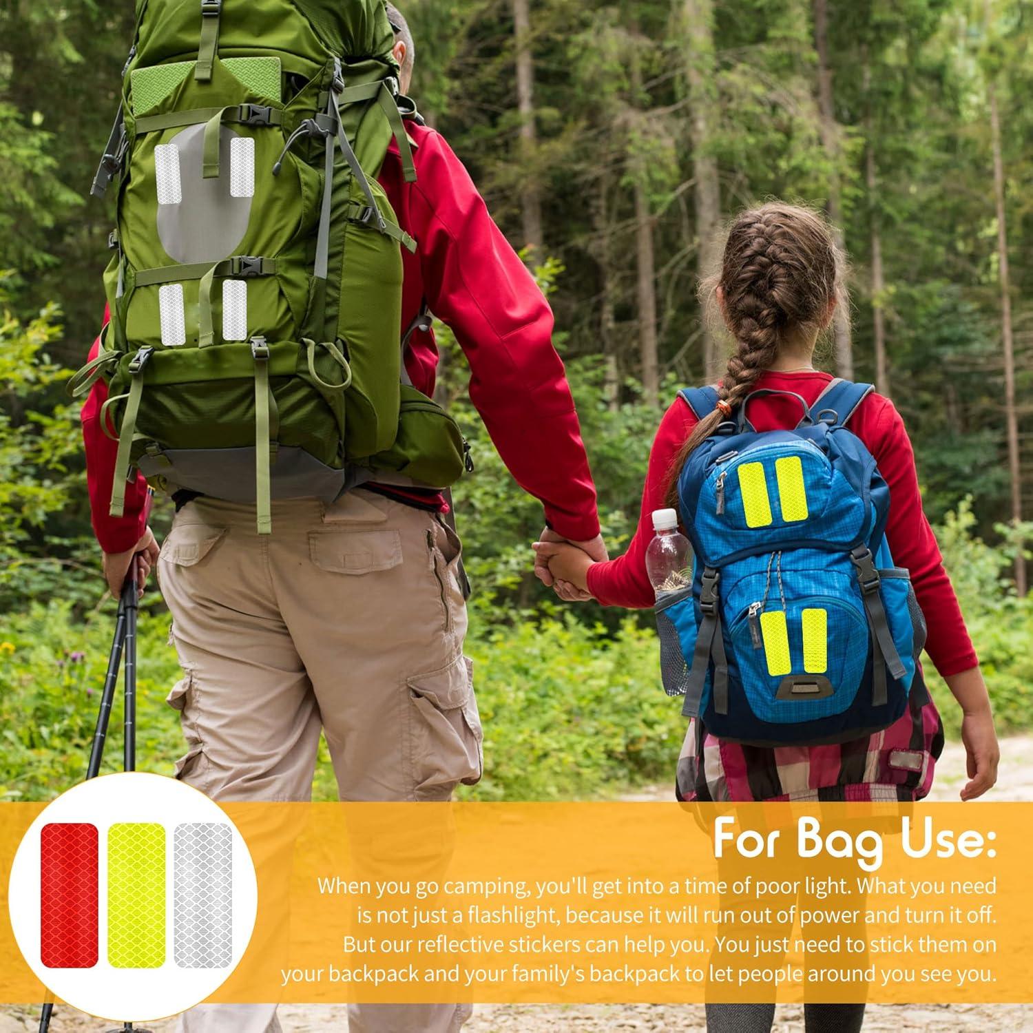 Etiquetas Reflectantes Adhesivas Zonon 24 Piezas 3x8 cm