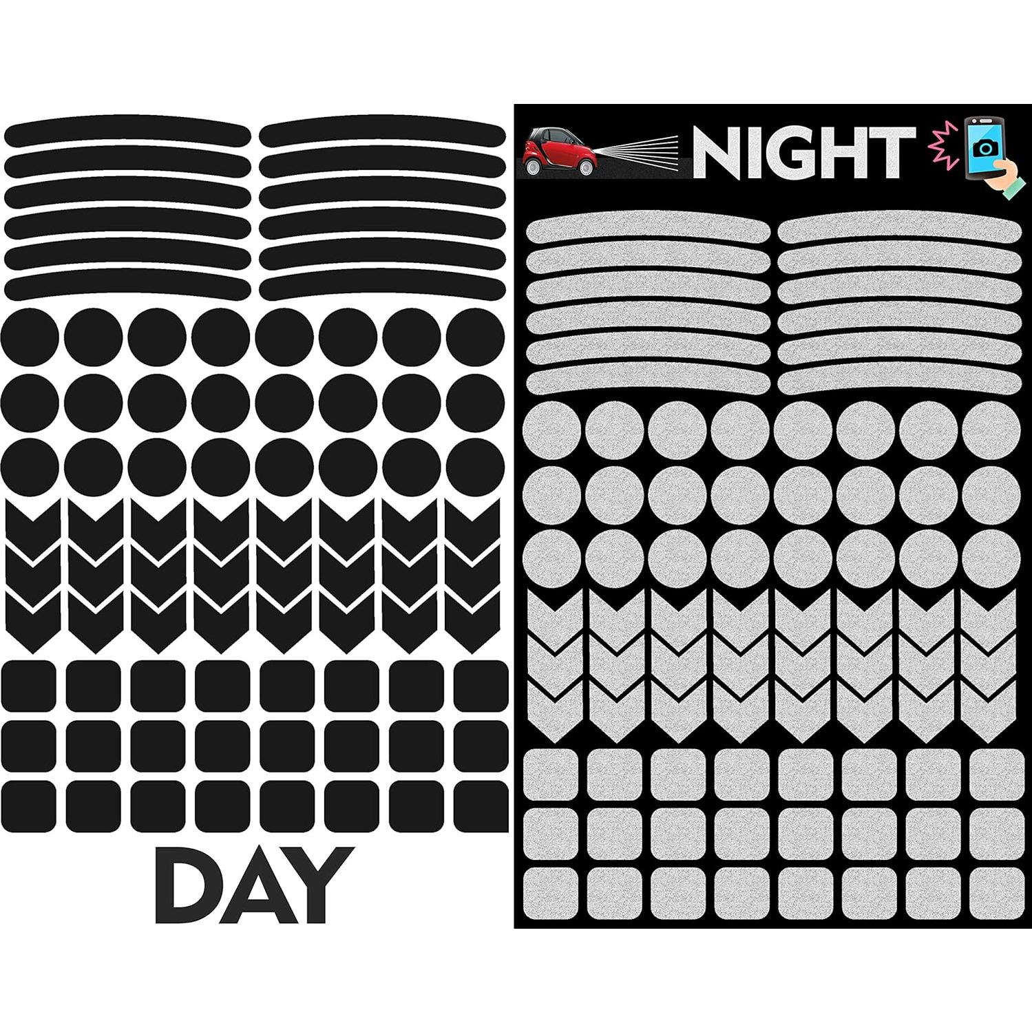 84 Calcomanías Reflectantes SkinoEu para Bicicleta y Moto