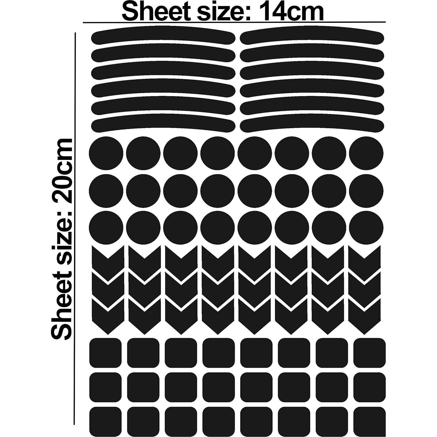 84 Calcomanías Reflectantes SkinoEu para Bicicleta y Moto