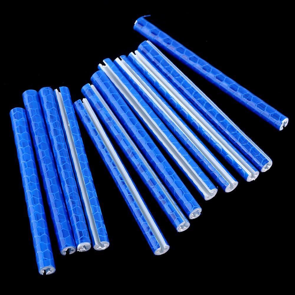 24 Clips Reflectores Coloridos Keenso para Ruedas de Bicicleta