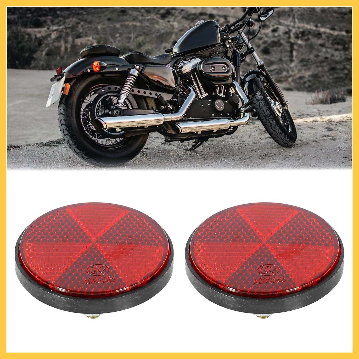Reflectores de Advertencia Rojo REPAIROCK M6x1.0 para Moto
