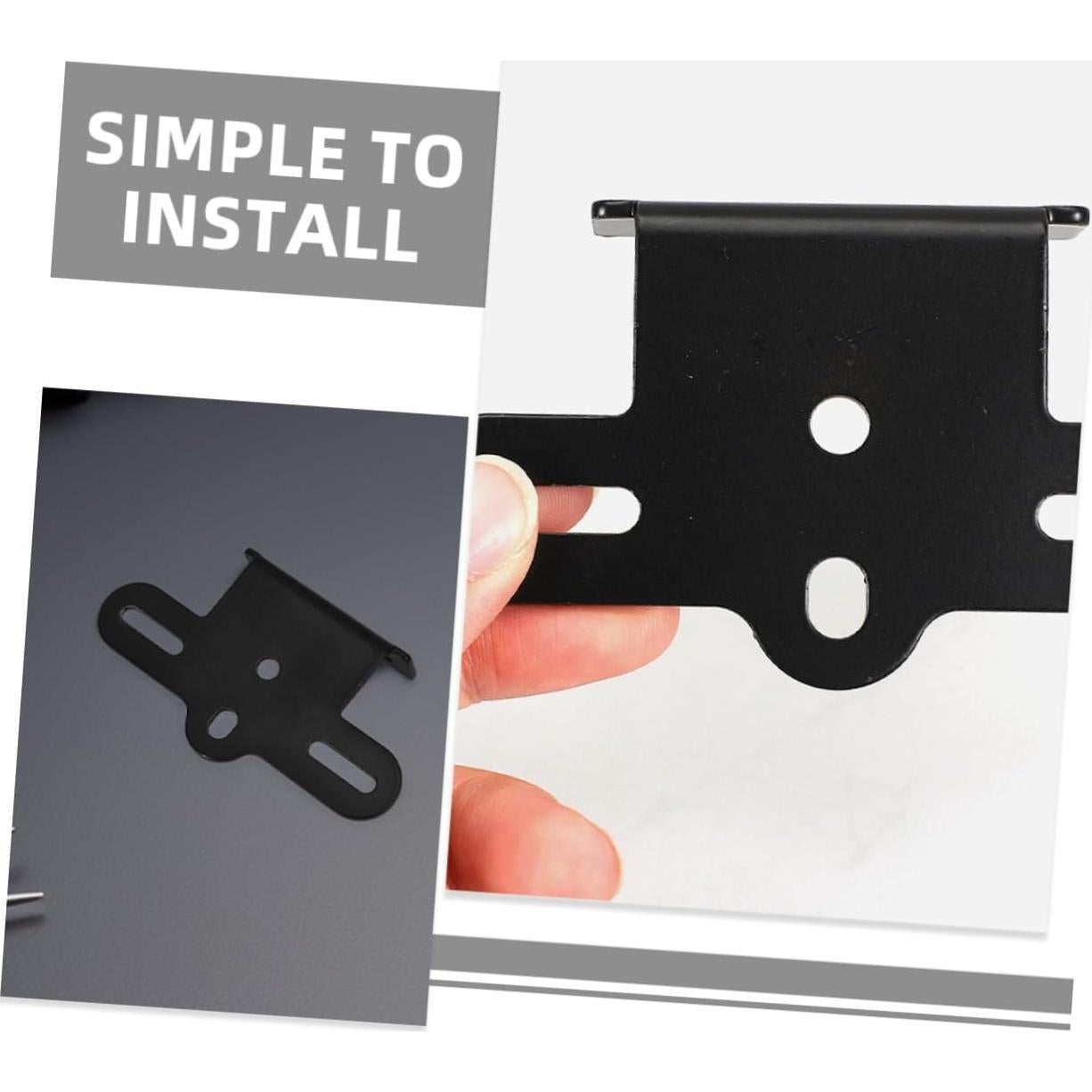 Soporte Reflector Trasero HEALLILY para Bicicleta - 2 Pcs