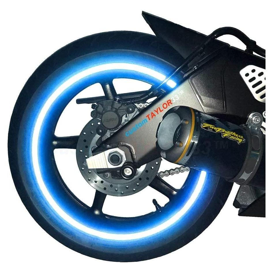 Cinta Reflectante de Llanta customTAYLOR33 Azul 43.18 cm