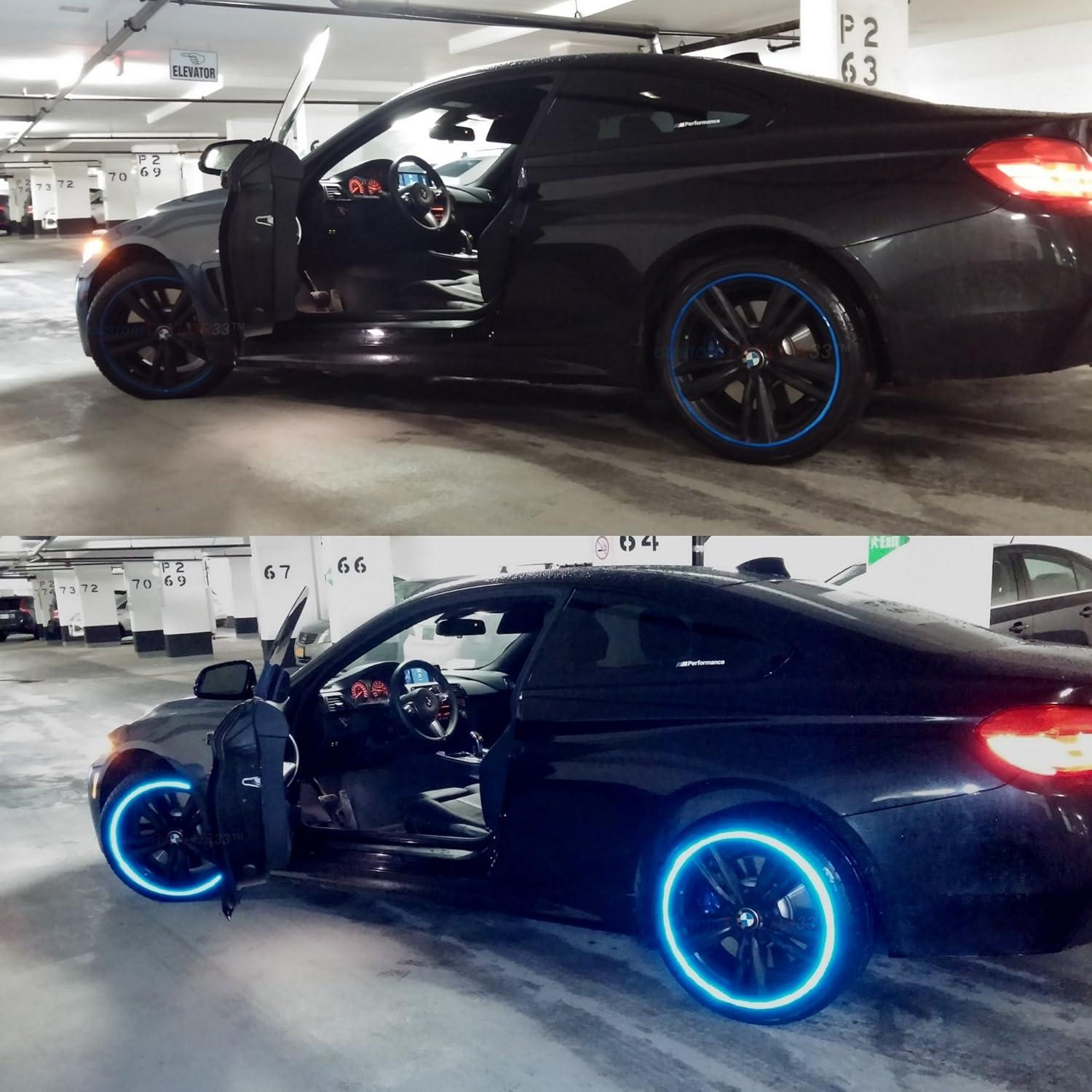 Cinta Reflectante de Llanta customTAYLOR33 Azul 43.18 cm