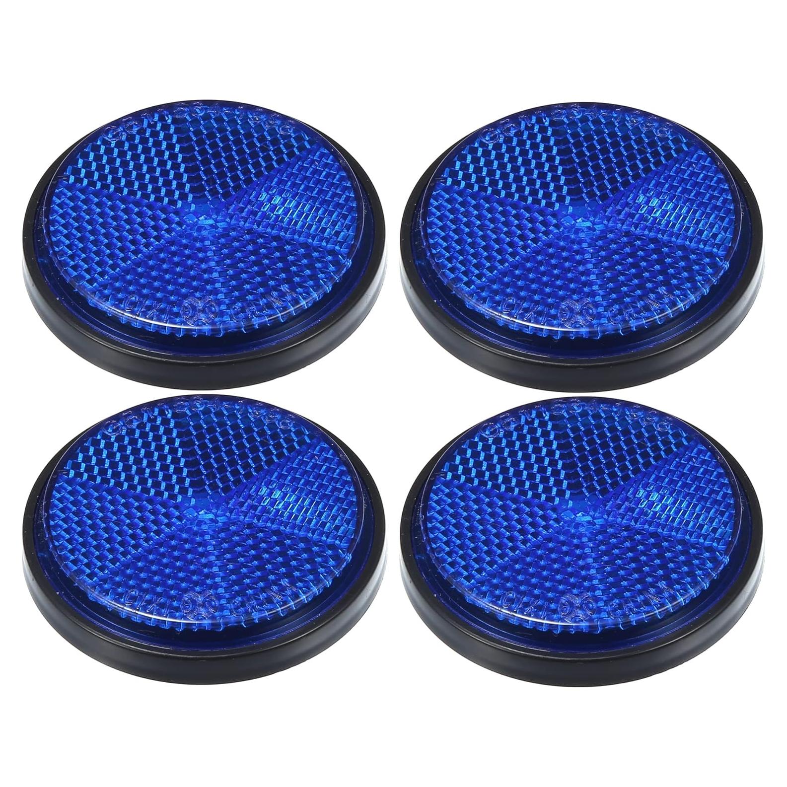 Reflectores Universales X AUTOHAUX 4 Pcs para Motocicleta y Vehículos
