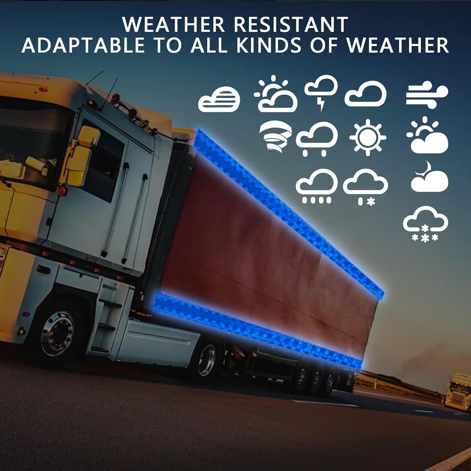 Cinta Reflectante SWRT 5 cm x 9.14 m DOT-C2 Azul Resistente