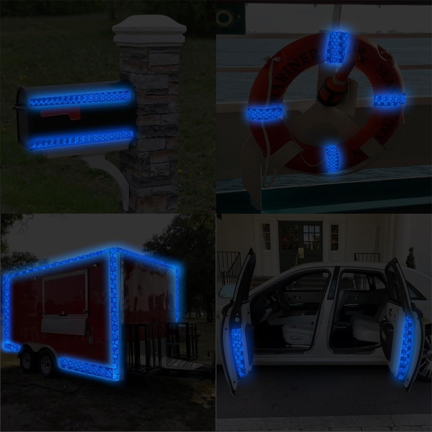 Cinta Reflectante SWRT 5 cm x 9.14 m DOT-C2 Azul Resistente