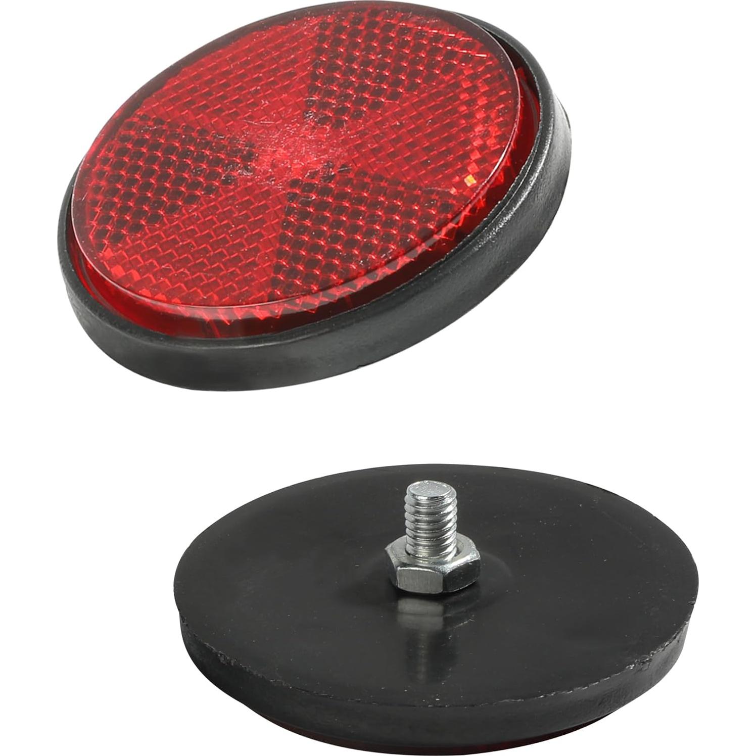 Reflectores Traseros Redondos Qziulr 522SCJSQ001 para Motocicleta