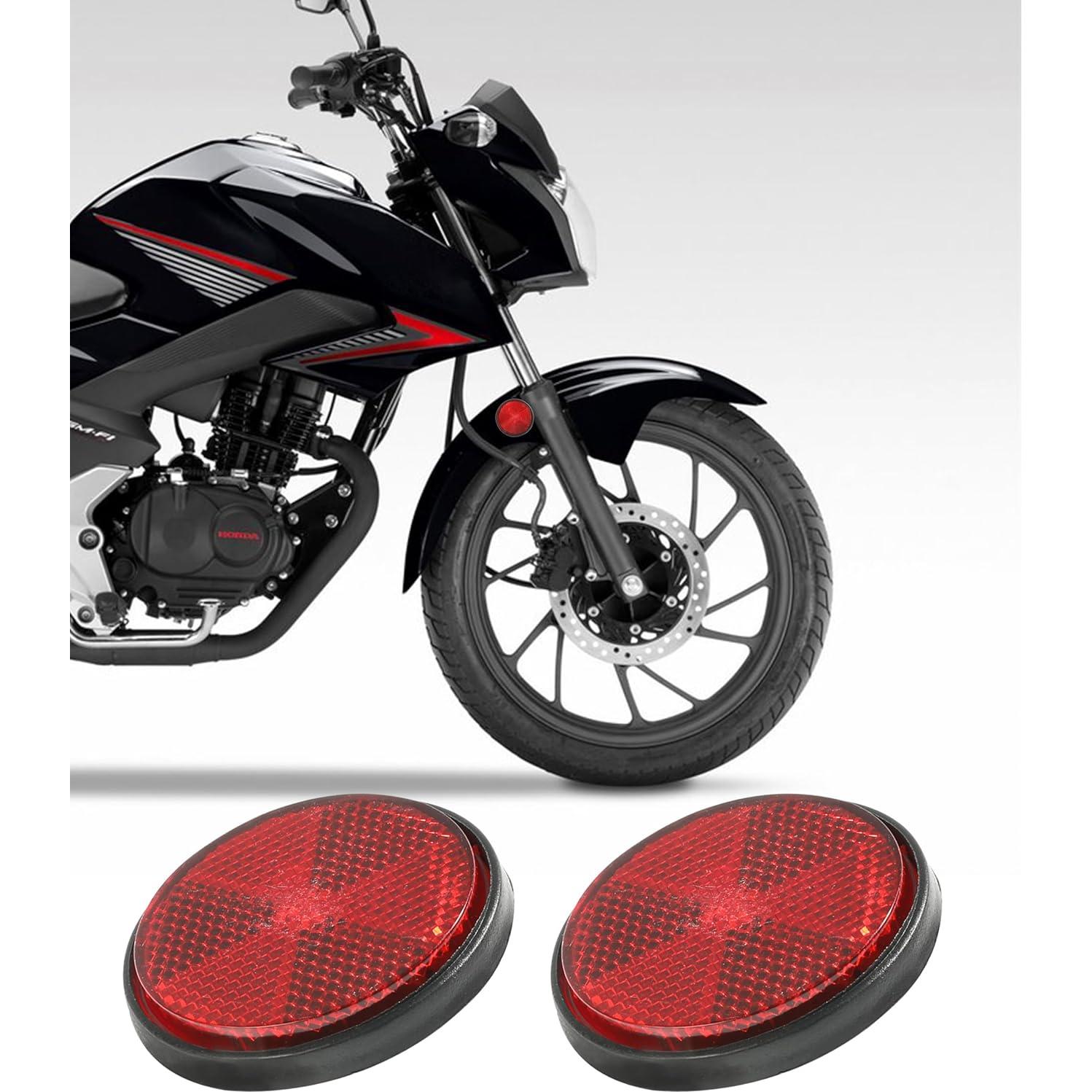 Reflectores Traseros Redondos Qziulr 522SCJSQ001 para Motocicleta