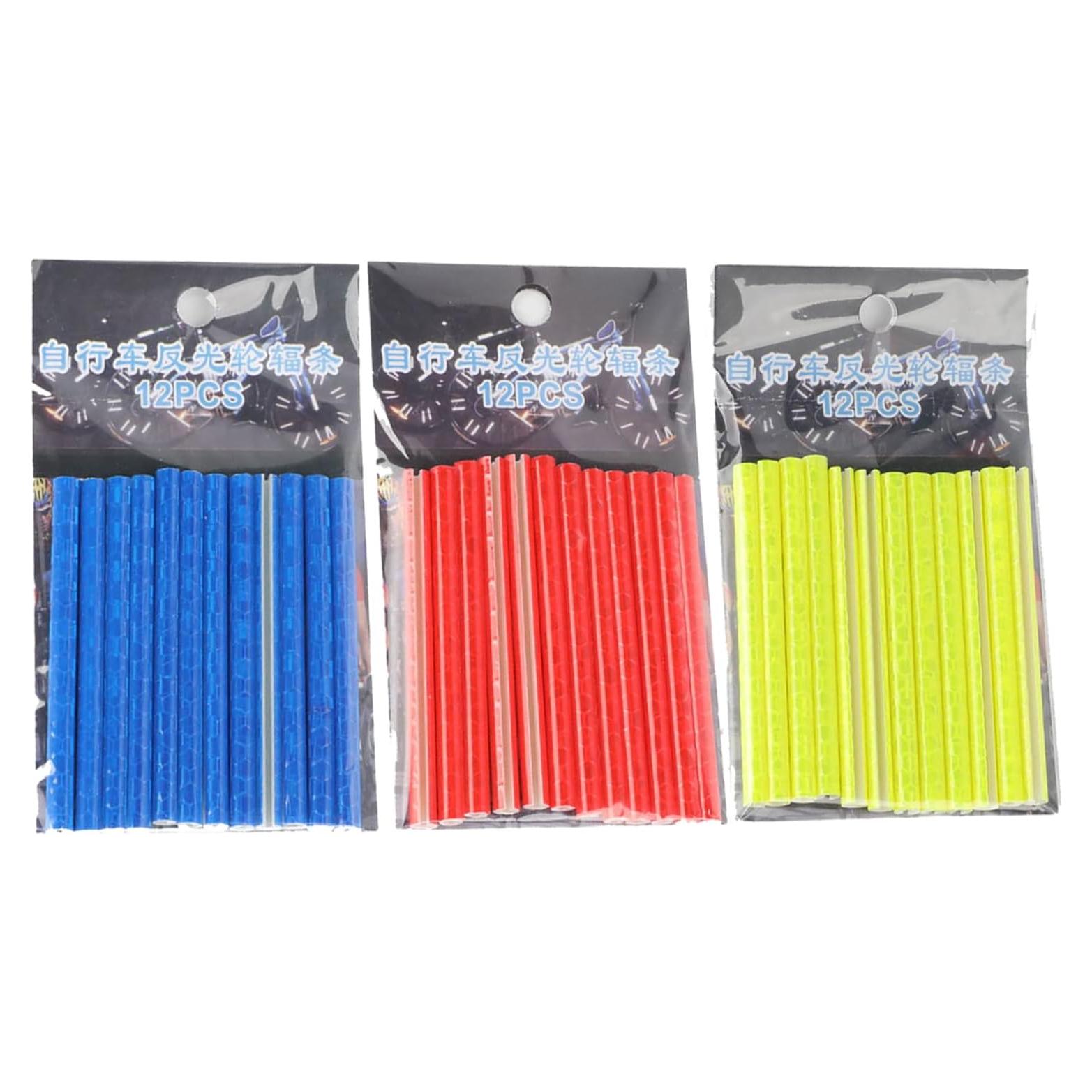 36 Reflectores de Ciclismo BQWanFA para Radios de Bicicleta