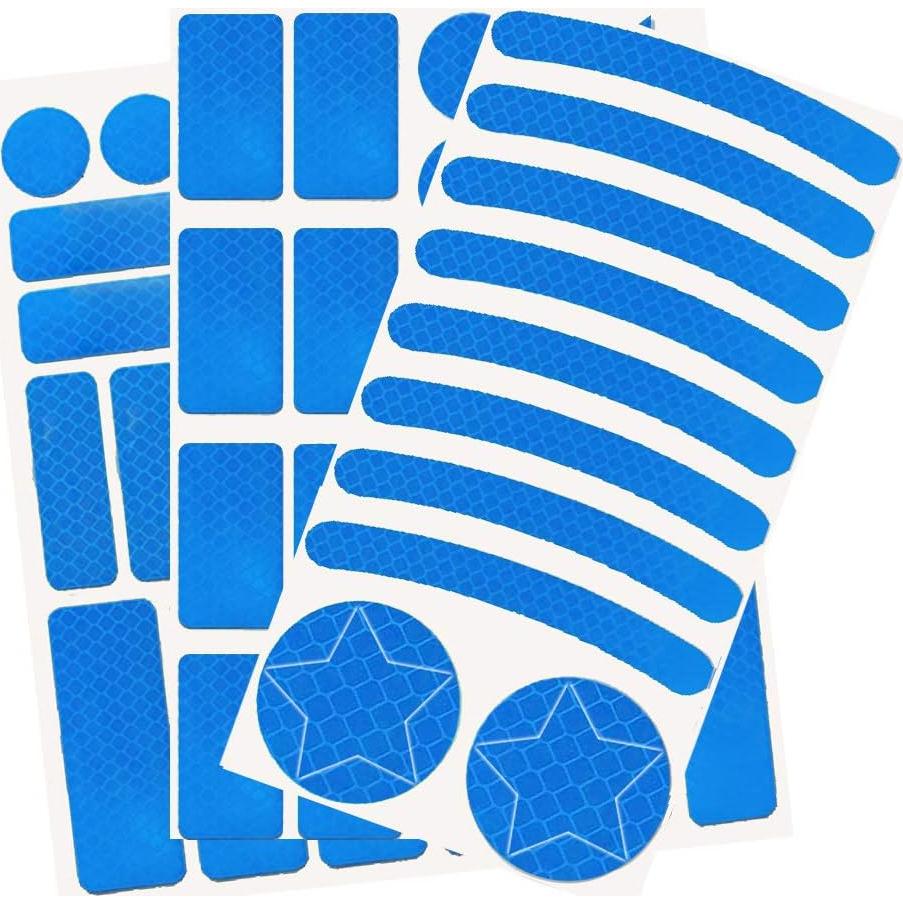 Calcomanías Reflectantes Leasinder 55 Pcs Seguridad Nocturna
