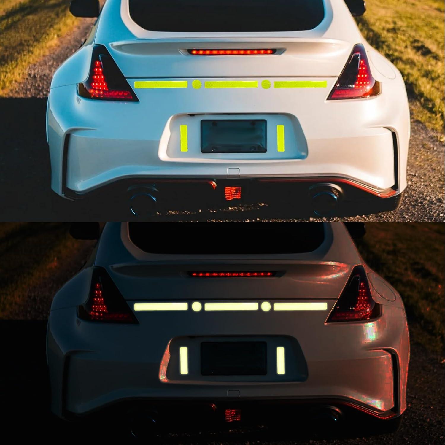 Juego de 80 Pegatinas Reflectantes Qoyapow para Bicicletas