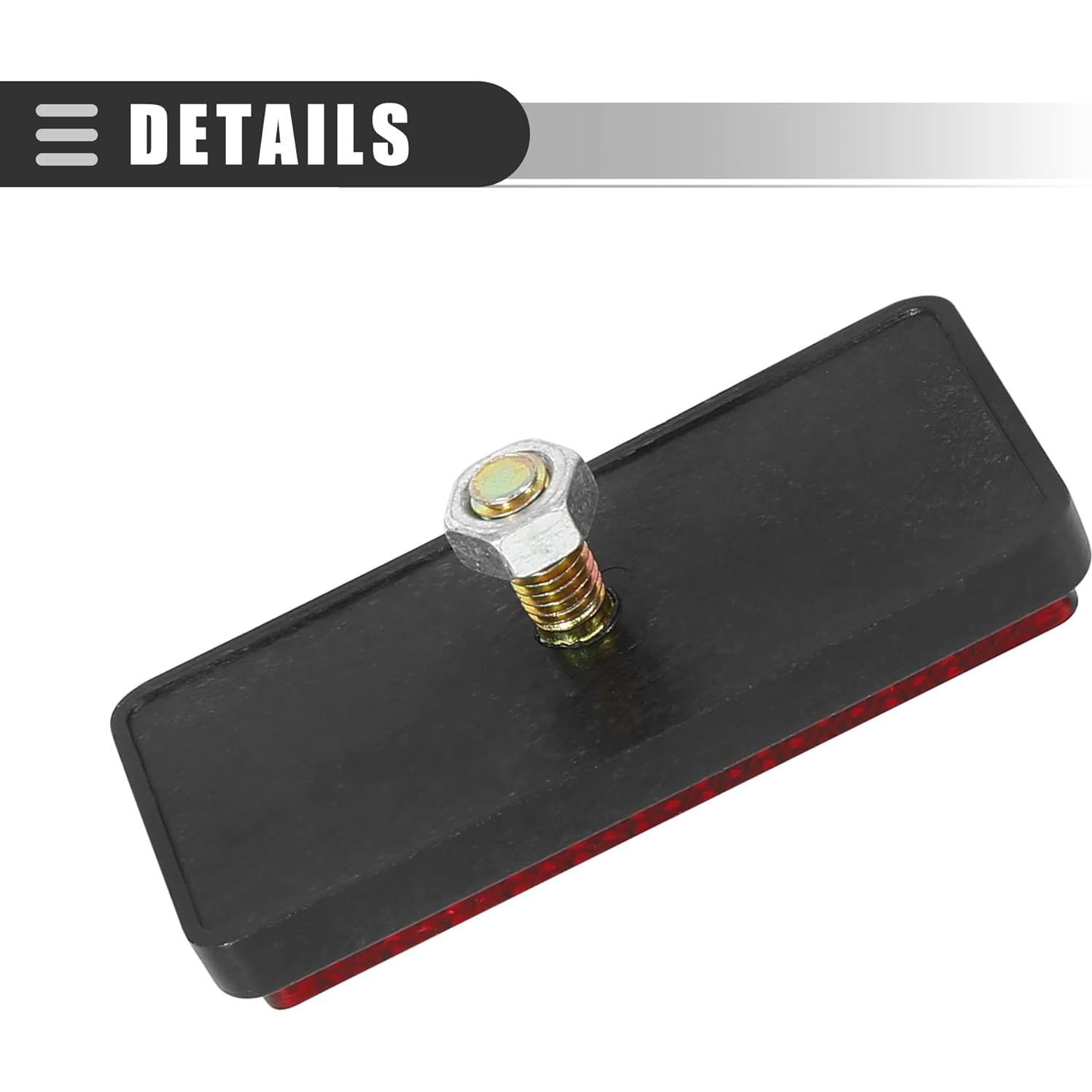 Soporte Reflector Universal Motocicleta Motoforti M5x0.8 Rojo