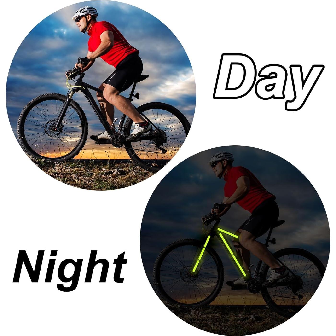 Calcomanías Reflectantes PATIKIL 30 Pcs Verde Fluorescente 6x6cm