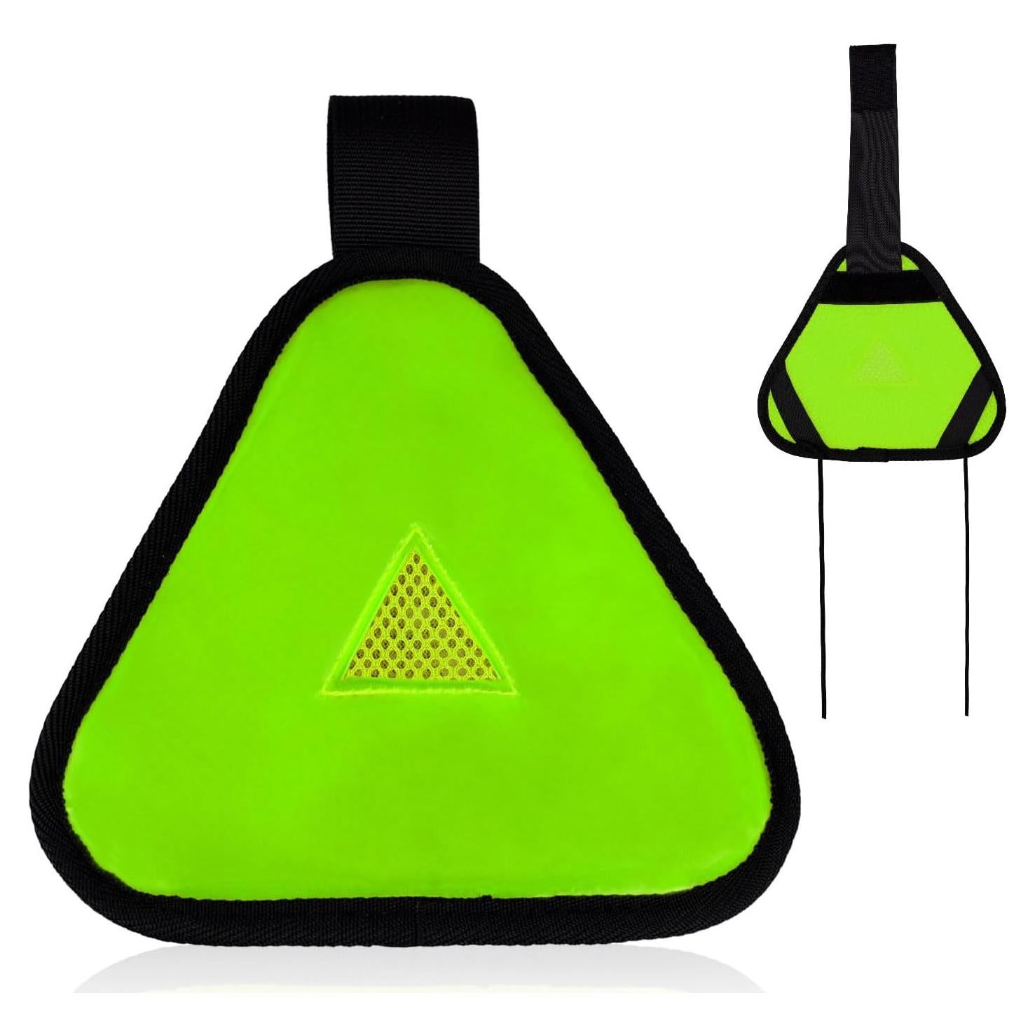 Señal Triángulo Reflectante PEUTIER 18x18cm Verde