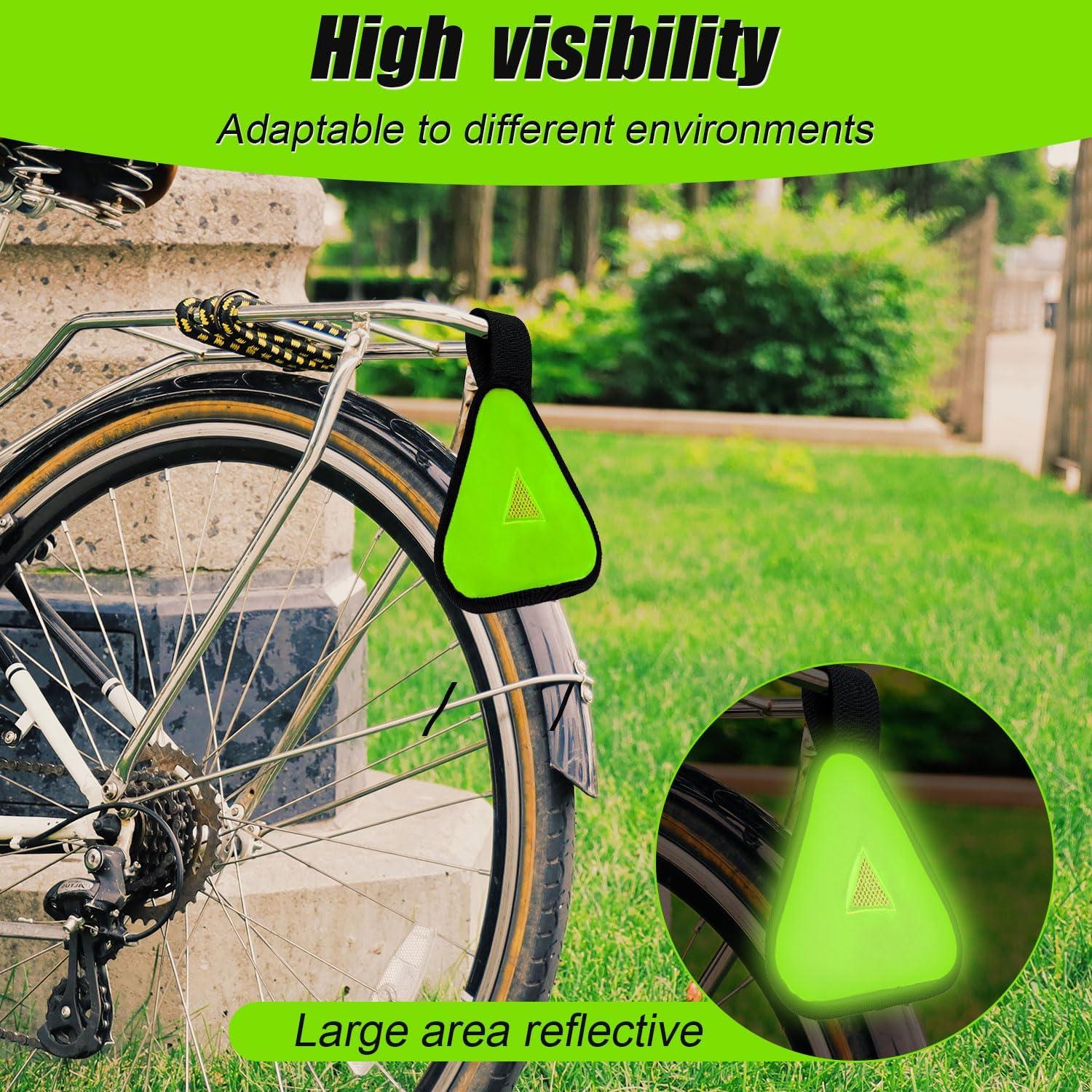 Señal Triángulo Reflectante PEUTIER 18x18cm Verde