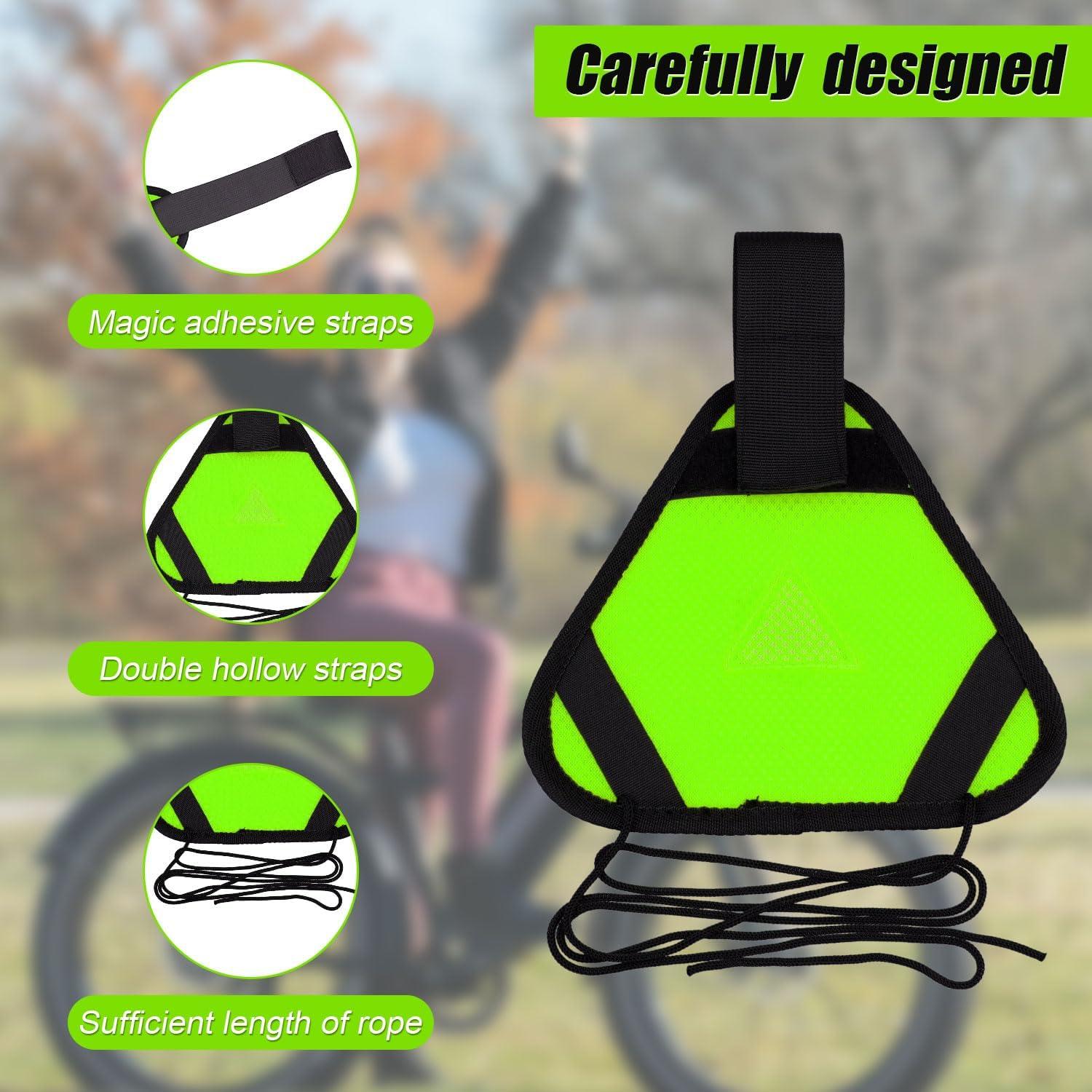 Señal Triángulo Reflectante PEUTIER 18x18cm Verde