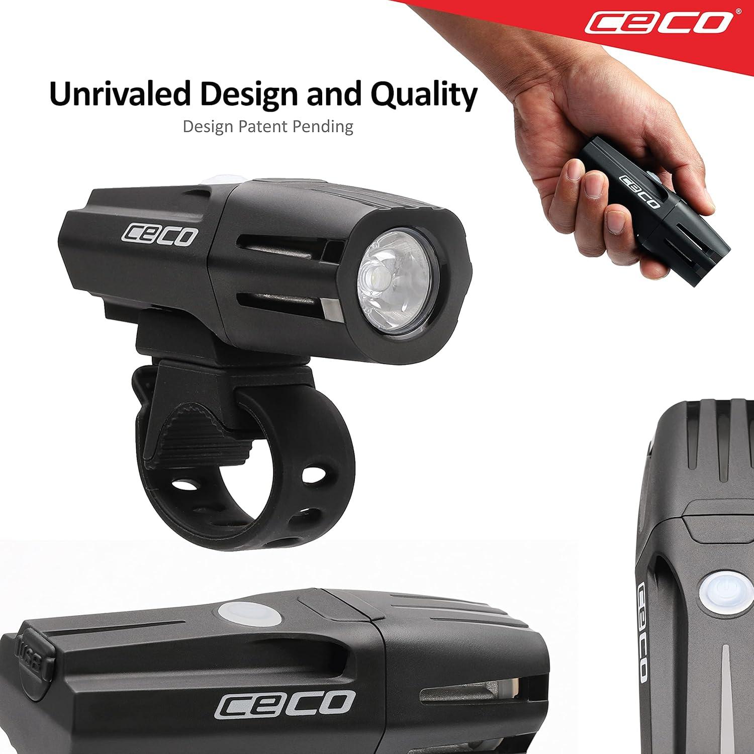 Faro de Bicicleta CECO F1200 1200 Lúmenes USB IP67 Resistente