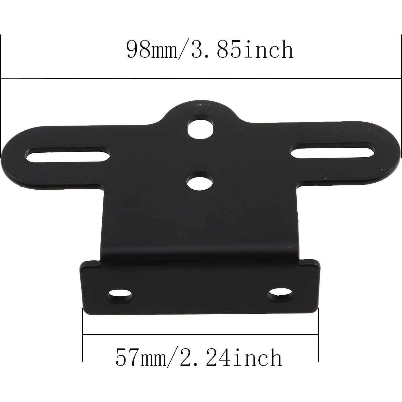 Soporte Reflector de Aluminio Negro MDXing para Portabicicletas