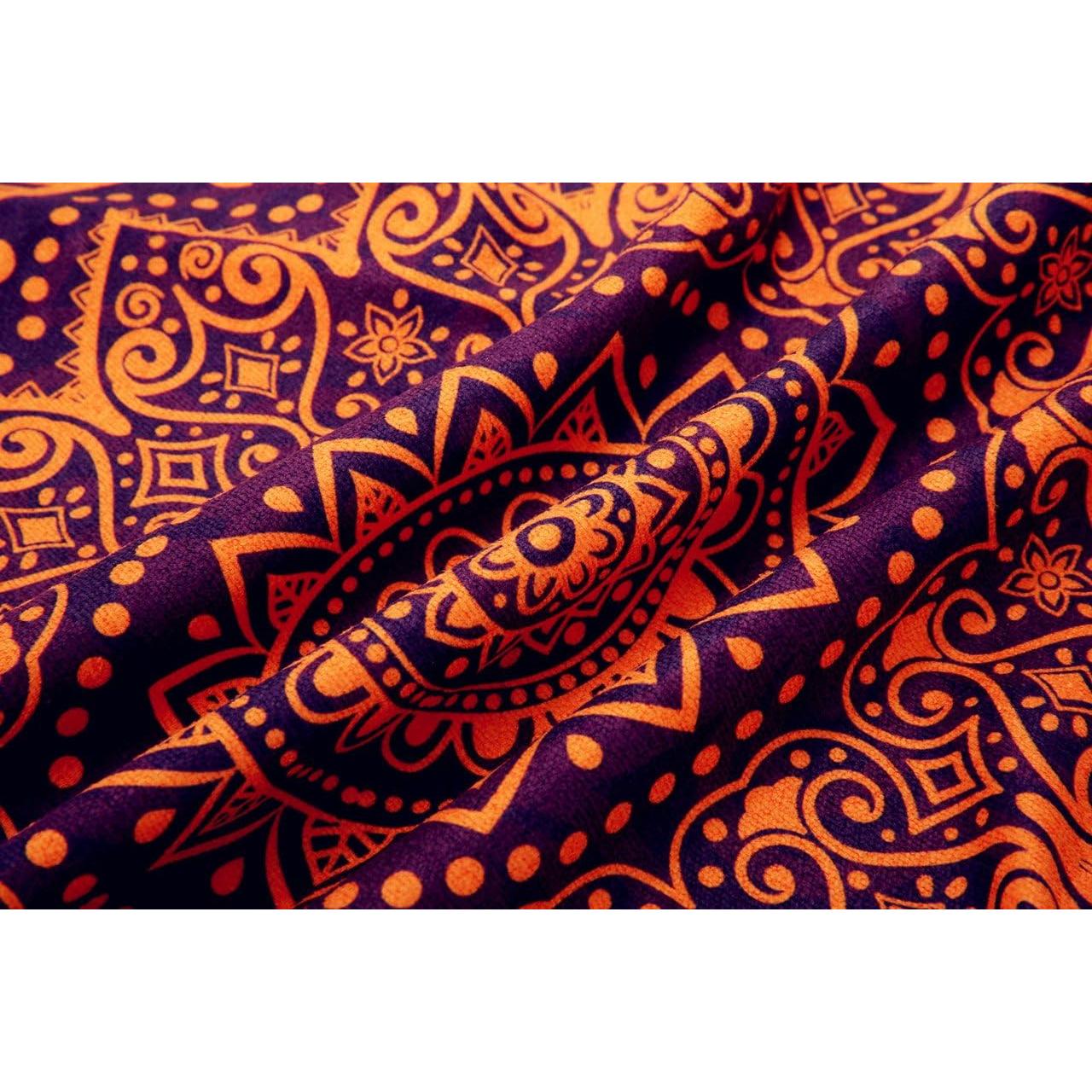 Toalla de Yoga Antideslizante Heathyoga 183x66cm Microfibra