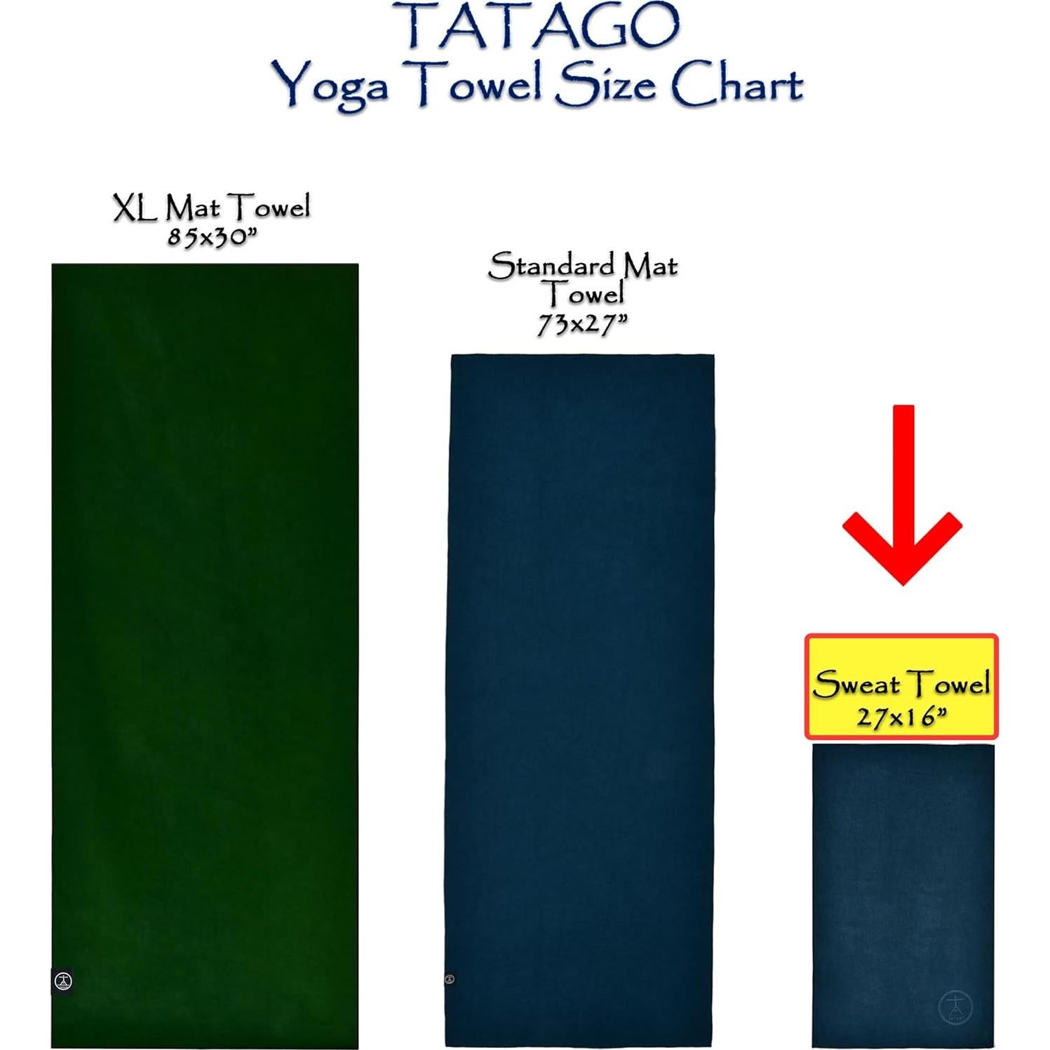 Toalla de Sudor Tatago Microfibra 27x16" Secado Rápido