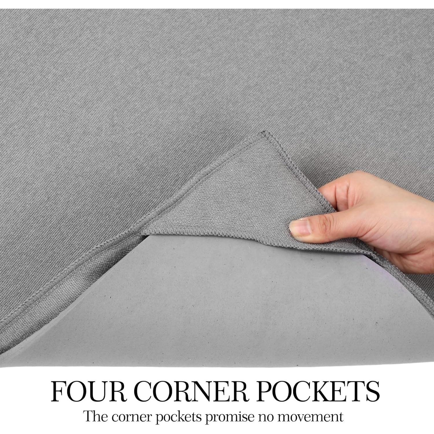 Juego de Toallas de Yoga Antideslizantes Breling 4 Pcs Microfibra