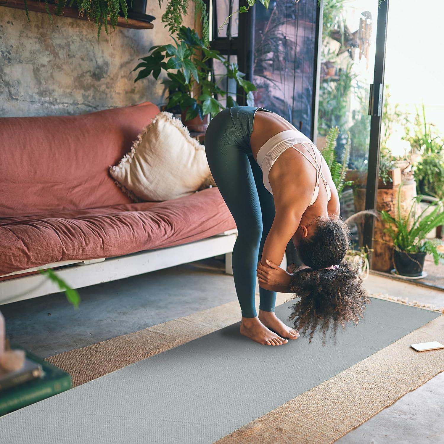 Toallas de Yoga Caliente MOONSMILE 2 Paquete Antideslizante 182x67cm