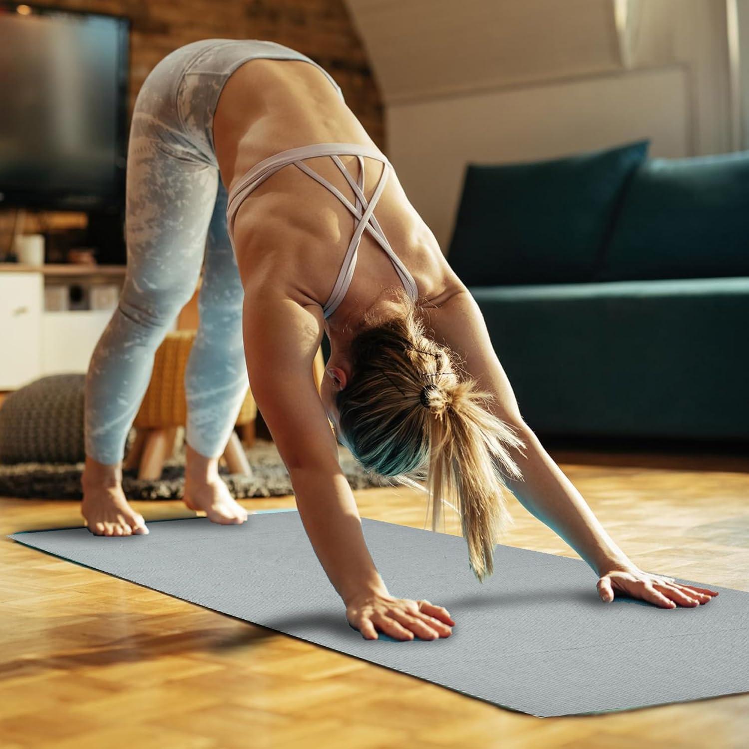 Toallas de Yoga Caliente MOONSMILE 2 Paquete Antideslizante 182x67cm