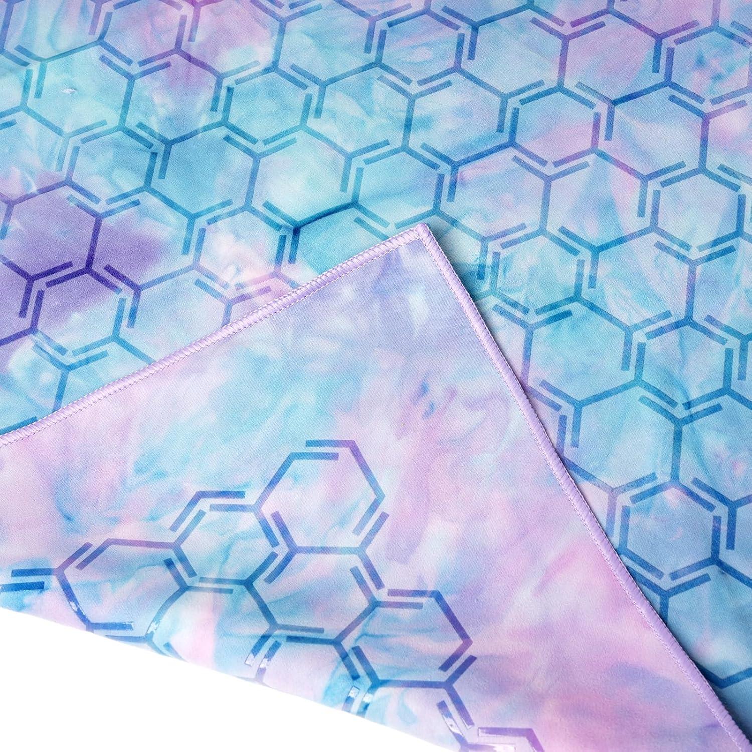 Toalla de Yoga Eunzel Antideslizante Microfibra 67x183cm Púrpura