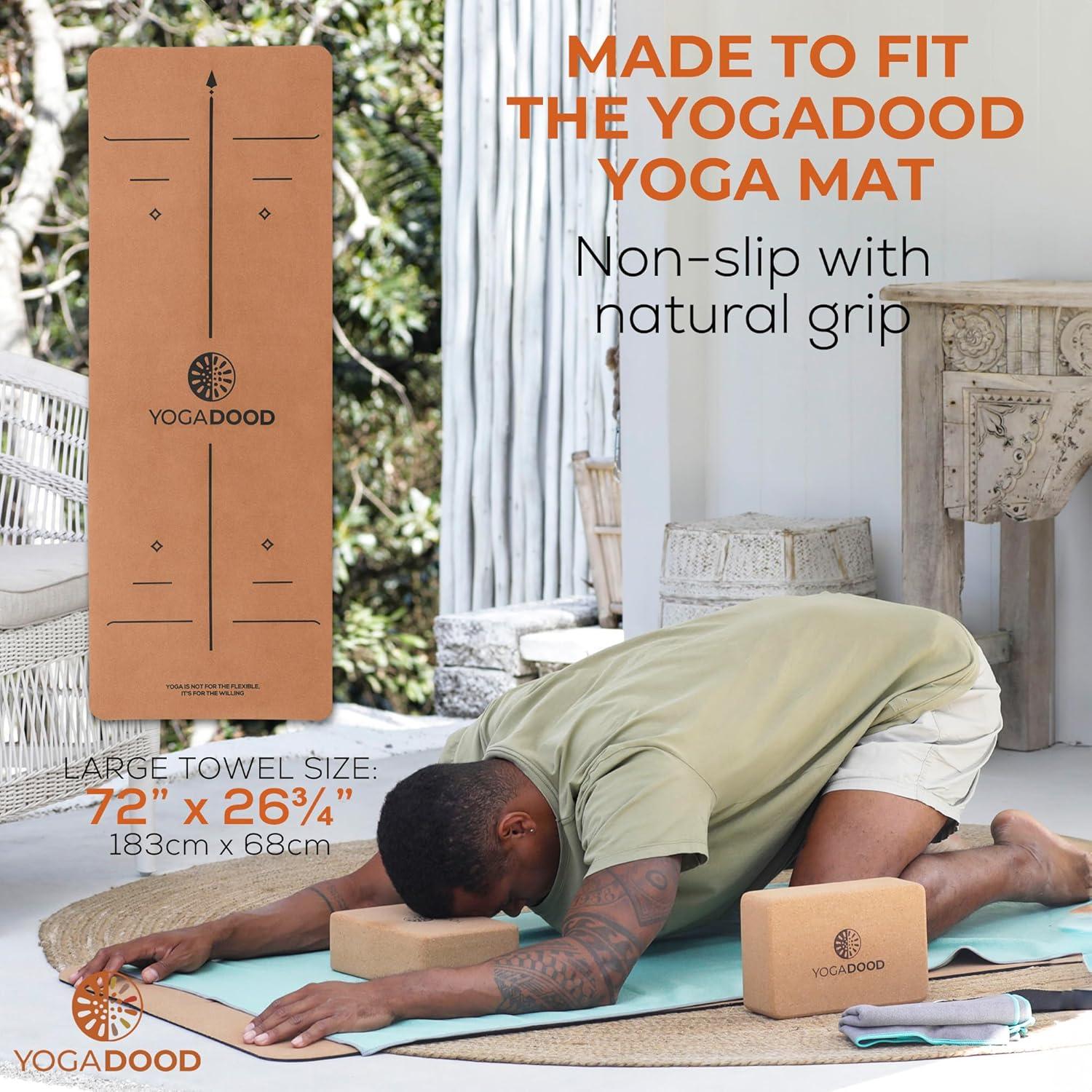 Toallas de Yoga Caliente Yoga Dood - 2 Piezas Microfibra Absorbente