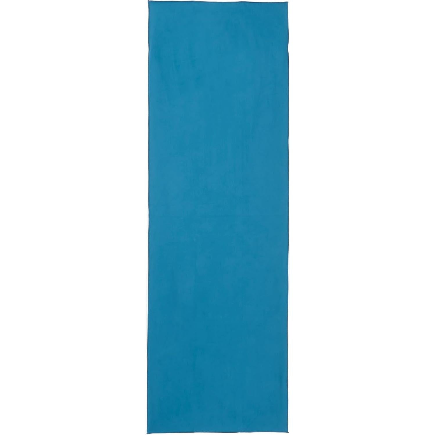 Toalla de Yoga Amazon Basics Aqua 188x61 cm Antideslizante