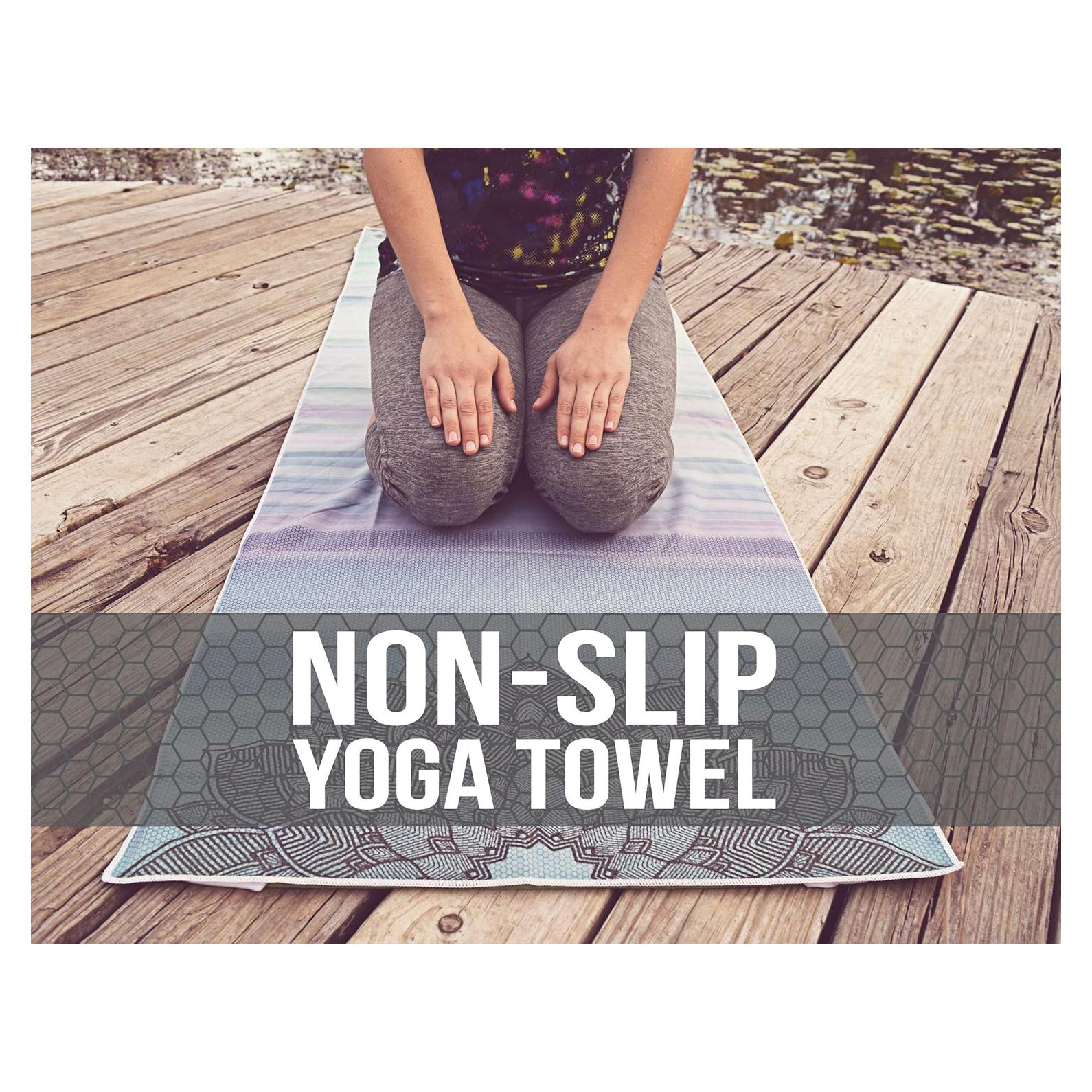 Toalla de Yoga Skyin Pride Antideslizante Microfibra 182.88x63.5cm