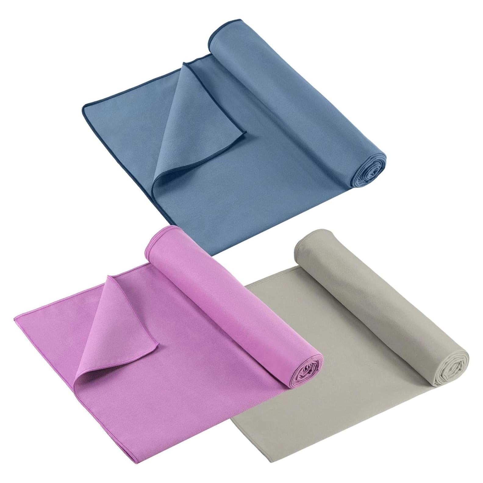 Toallas de Yoga Antideslizantes Breling 3 Pack 185x66cm