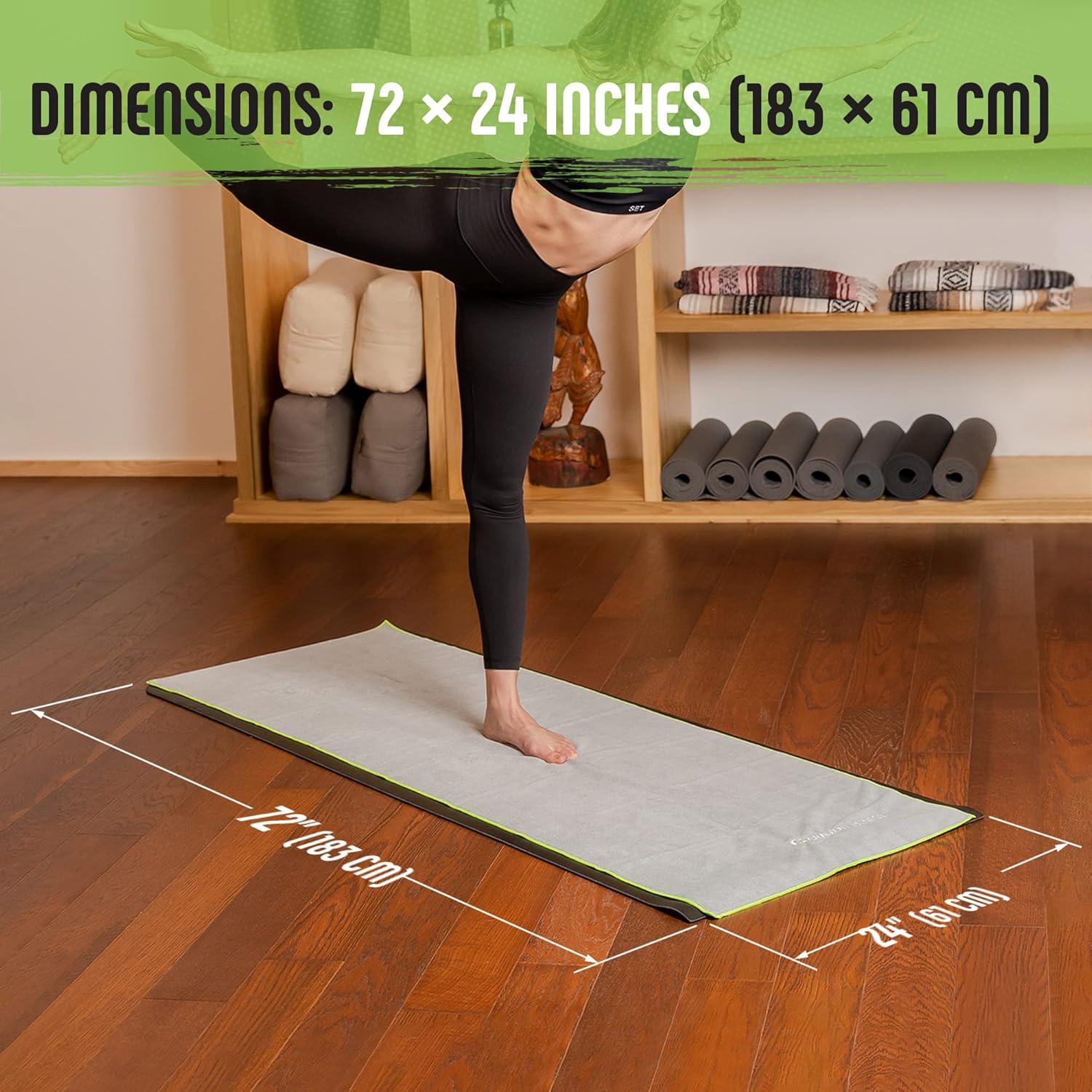 Toalla de Yoga Antideslizante Gradient Fitness 61x183 cm Microfibra