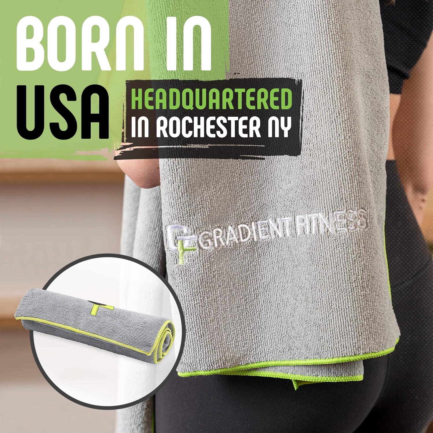 Toalla de Yoga Antideslizante Gradient Fitness 61x183 cm Microfibra