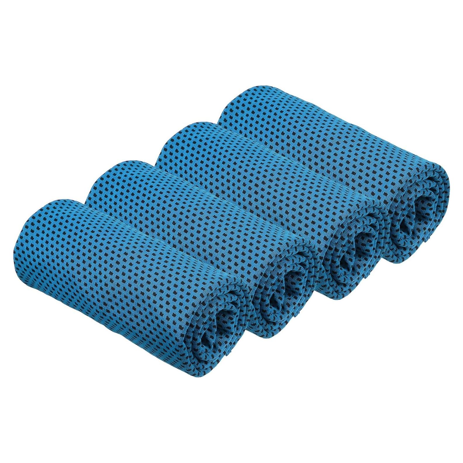 Toalla Enfriadora PATIKIL 101.6x30.5cm 4Pcs Azul Claro