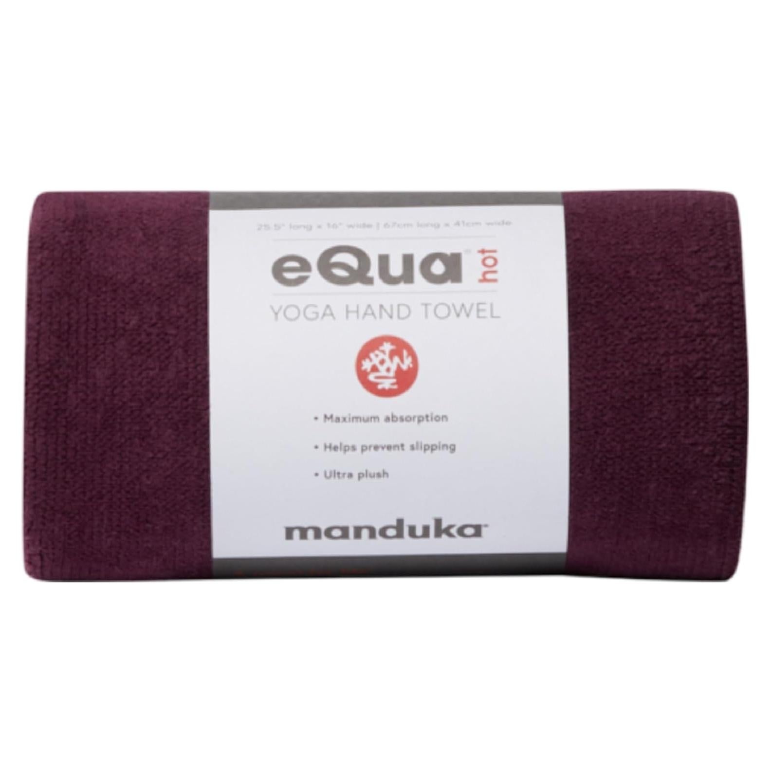 Toalla de Yoga Manduka eQua Hot Microfibra 40x67 cm Acai