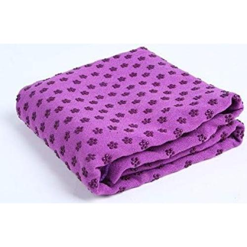 Toalla de Yoga IBL Antideslizante 61x183 cm Púrpura