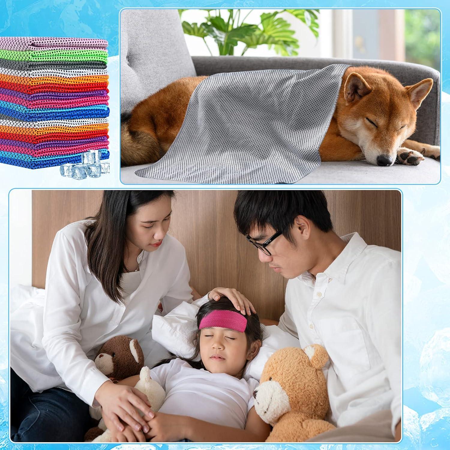 Paquete de 500 Toallas Enfriadoras Maitys Microfibra 81x30cm