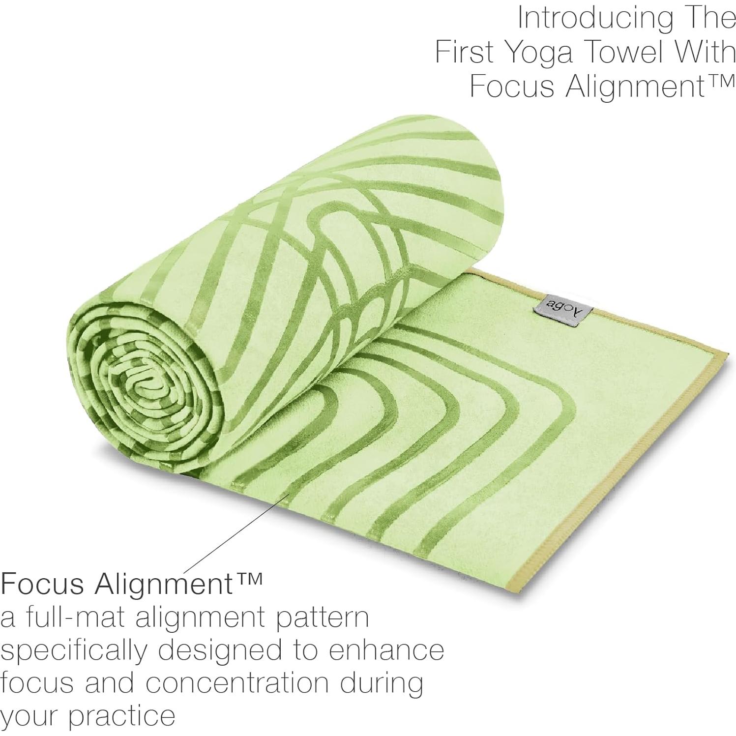 Toalla de Yoga Agoy Gecko Touch - Microfibra Antideslizante 182x67cm