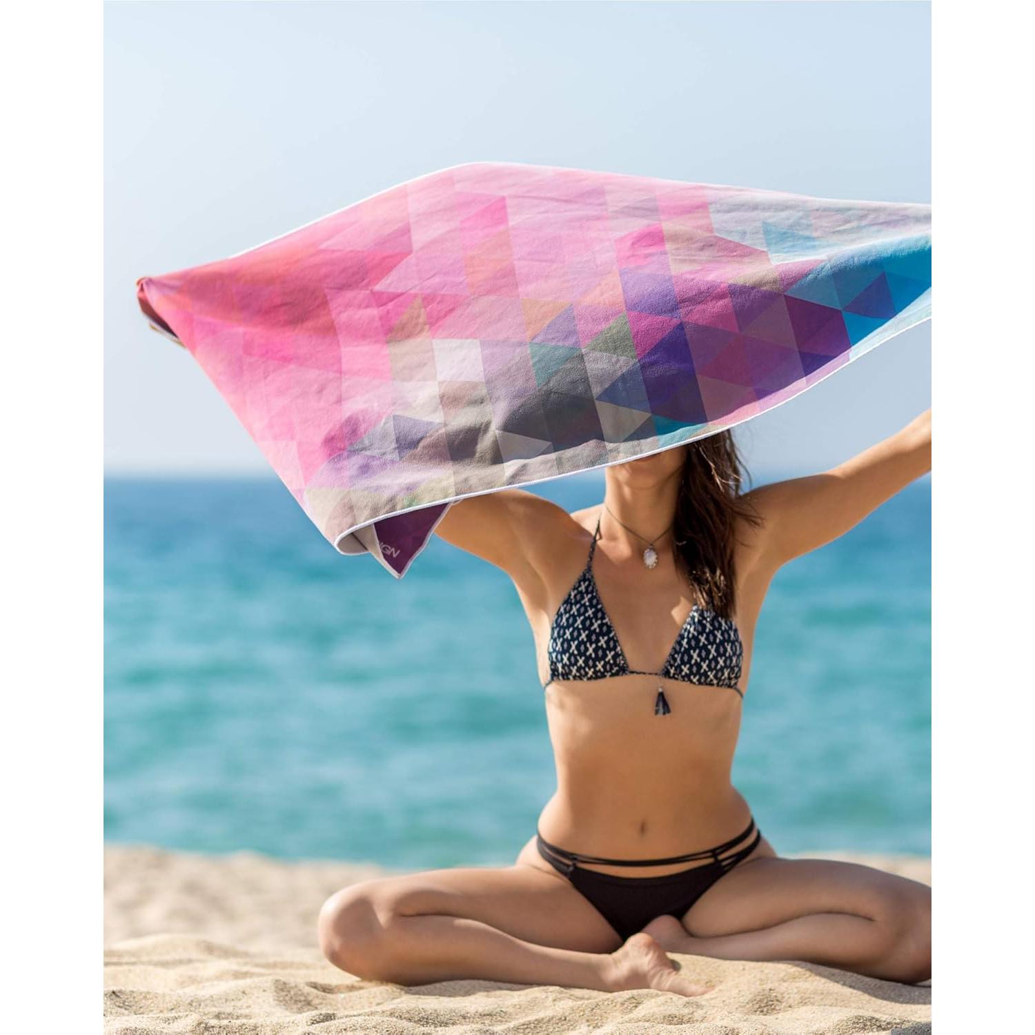 Toalla de Yoga Antideslizante Yoga Design LAB 183x61cm