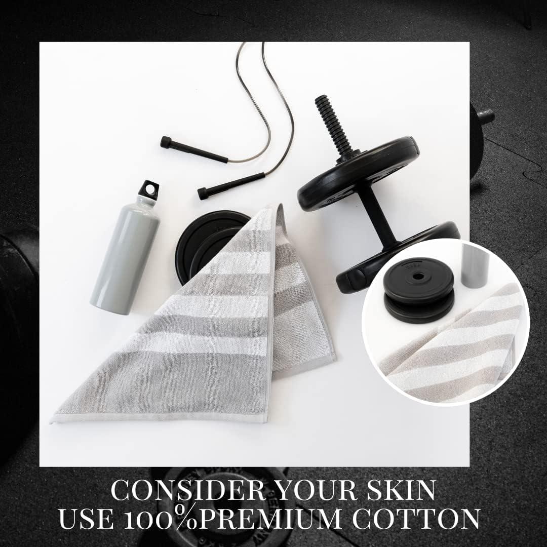 Toalla de Entrenamiento Luzia 100% Algodón Turco - Paquete de 2