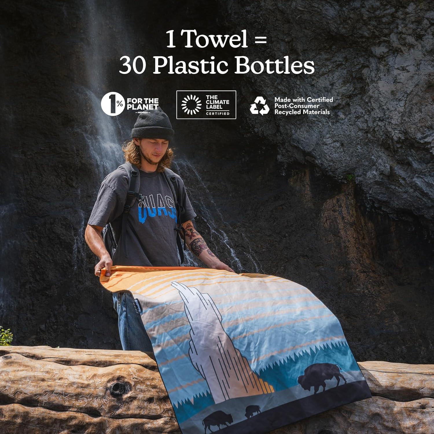 Toalla de Yoga Nomadix Parque Nacional Yellowstone 76x184 cm