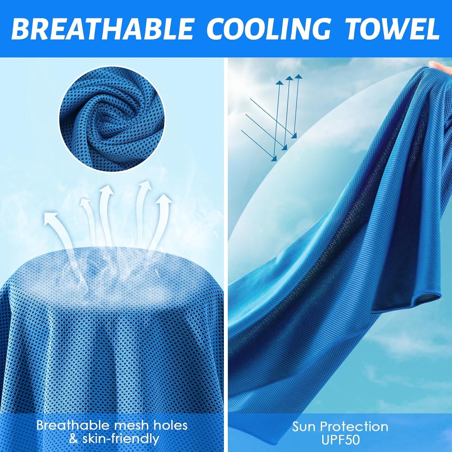 Toallas Enfriadoras CIVPOWER CT001 - 4 Piezas Microfibra 30.48x22.95cm