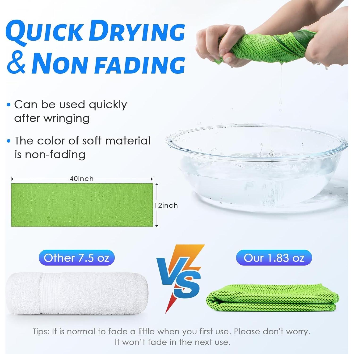 Toallas Enfriadoras CIVPOWER CT001 - 4 Piezas Microfibra 30.48x22.95cm